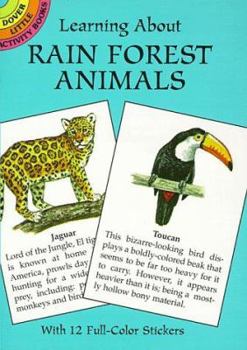 Paperback Learning about Rain Forest Animals Book