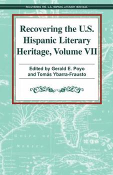 Hardcover Recovering the U.S. Hispanic Literary Heritage, Volume 7 Book