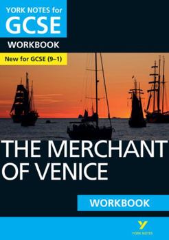 Paperback The Merchant of Venice: York Notes for GCSE Workbook the Ideal Way to Catch Up, Test Your Knowledge and Feel Ready for and 2023 and 2024 Exams and Ass Book