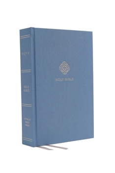 Hardcover Nrsv, Catholic Bible, Journal Edition, Cloth Over Board, Blue, Comfort Print: Holy Bible Book