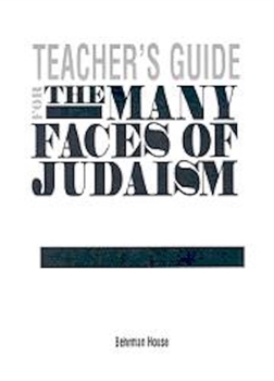 Paperback The Many Faces of Judaism - Teacher's Guide Book