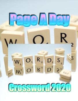 Paperback Page A Day Crossword 2020: Crossword Puzzle Books Small, Good Time Crosswords Family Favorite Crossword Puzzles, Hours of brain-boosting entertai Book