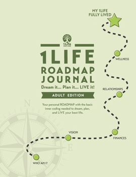 Paperback 1Life ROADMAP Journal: Adult Edition Book