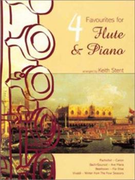 Paperback 4 Favourites for Flute and Piano Book