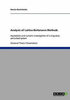 Paperback Analysis of Lattice-Boltzmann Methods: Asymptotic and numeric investigation of a singularly perturbed system Book