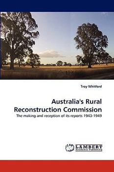 Paperback Australia's Rural Reconstruction Commission Book