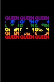 Yas Queen Queen Queen...: Rainbow Undated Planner | Weekly & Monthly No Year Pocket Calendar | Medium 6x9 Softcover | For Lgbtq Rights & Pride Parade Fans