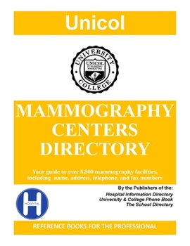 Paperback Mammography Centers Directory, 2024 Edition Book