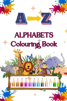 Paperback Colorful Alphabet Fun for Kids Book