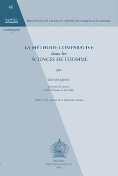 Paperback La Methode Comparative Dans Les Sciences de l'Homme [French] Book