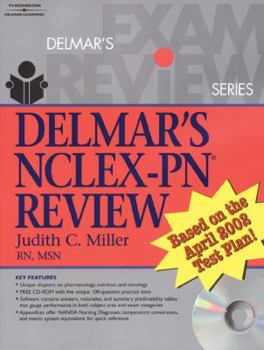Paperback Delmar S NCLEX-PN Review [With CDROM] Book