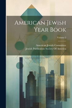 Paperback American Jewish Year Book; Volume 2 Book