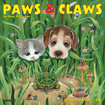Paws & Claws by Gary Patterson 2026 Mini Wall Calendar