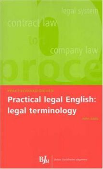 Paperback Practical Legal English: Legal Terminology Book