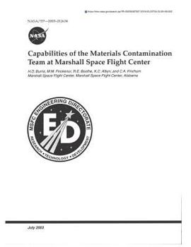 Paperback Capabilities of the Materials Contamination Team at Marshall Space Flight Center Book