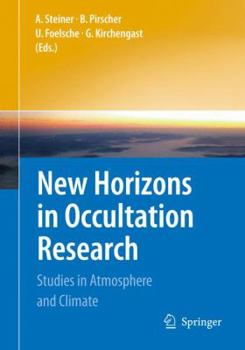 Hardcover New Horizons in Occultation Research: Studies in Atmosphere and Climate Book