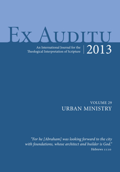 Paperback Ex Auditu - Volume 29 Book