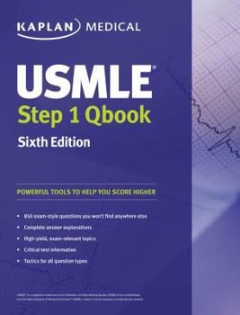 Paperback USMLE Step 1 QBook (USMLE Prep) Book