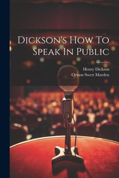 Paperback Dickson's How To Speak In Public Book