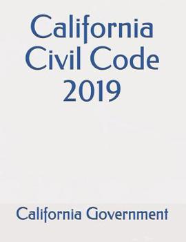 Paperback California Civil Code 2019 Book