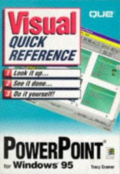 Paperback Powerpoint for Windows 95 Visual Quick Reference Book