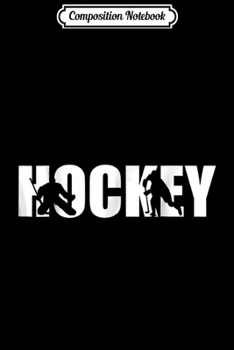 Composition Notebook: Hockey players  Journal/Notebook Blank Lined Ruled 6x9 100 Pages
