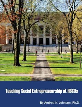 Paperback Teaching Social Entrepreneurship at HBCUs Book