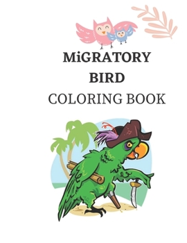 Paperback Migratory Birds coloring book