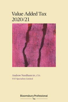 Paperback Bloomsbury Professional Vat 2020/21 Book