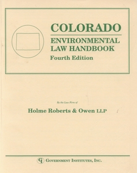 Colorado Environmental Law Handbook