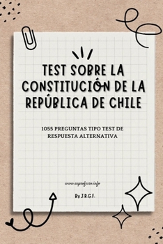 Paperback Test sobre la Constitución de la República de Chile [Spanish] Book