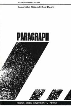 Paperback Mapping the Other: Anthroplogy and Literatures Limits: Paragraph Volume 18, Number 2 Book