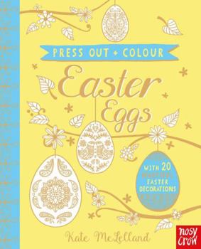 Board book Press Out and Colour: Easter Eggs Book