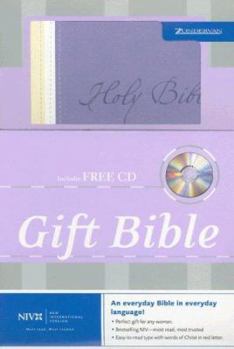 Hardcover NIV Gift Bible Lavender/Cream Mother's Day Italian Duo-Tone Book