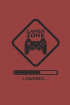 Paperback Gamer Zone Loading: Notebook Gamer Planer Notizbuch kariert squared Gaming Journal Book