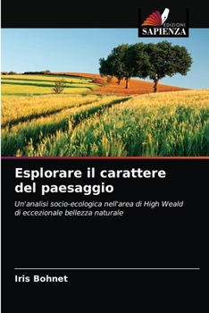 Paperback Esplorare il carattere del paesaggio [Italian] Book