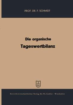 Paperback Die Organische Tageswertbilanz [German] Book