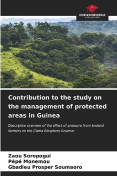Paperback Contribution to the study on the management of protected areas in Guinea Book