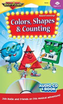 Paperback Colors, Shapes & Counting [with Book(s)] [With Book(s)] Book