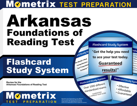 Cards Arkansas Foundations of Reading Test Flashcard Study System: Practice Questions and Exam Review for the Arkansas Foundations of Reading Test Book