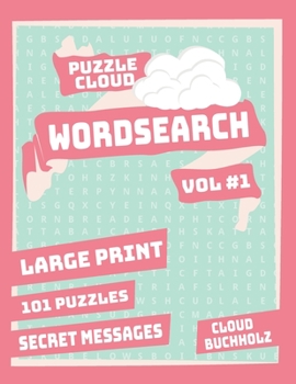 Paperback Puzzle Cloud Word Search Vol 1 (Large Print) Book