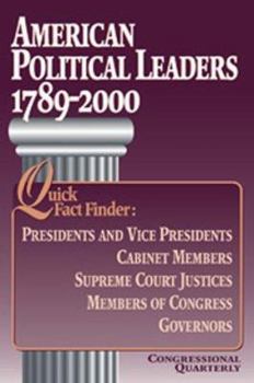 Hardcover American Political Leaders 1789-2000 (American Leaders) Book