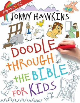 Paperback Doodle Through the Bible for Kids Book