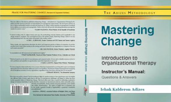 Paperback Mastering Change: Instructor's Manual: Questions and Answers Book