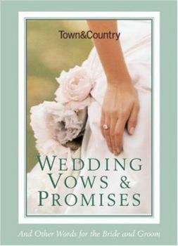 Paperback Town & Country Wedding Vows & Promises Book