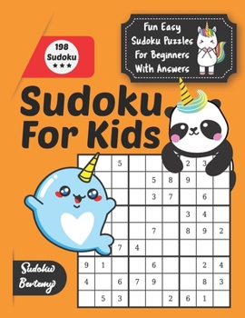 Paperback Suduko For Kids Fun Easy Sudoku Puzzles For Beginners With Answers: Kids Suduko Book 9x9 with Cute Characters Unicorn Pandacorn and Dolphin Lovers Age [Large Print] Book