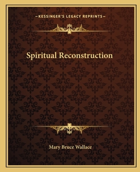 Paperback Spiritual Reconstruction Book