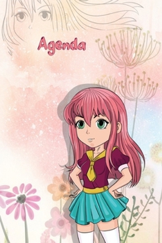 Paperback Agenda Semainier Universel Manga: Agenda perp?tuel et prise de notes avec couverture et int?rieur Manga N?9 - 56 semaines avec des pages suppl?mentair [French] Book