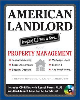 Paperback American Landlord: Everything U Need to Know... about Property Management [With CDROM] Book