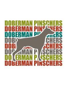 Doberman: 100 leere karierte Seiten ca. A5 (6"x9" niches) für Hundefreunde, Hundemütter und Hundeväter, Jungen, Mädchen, Kinder und Schülerinnen (German Edition)